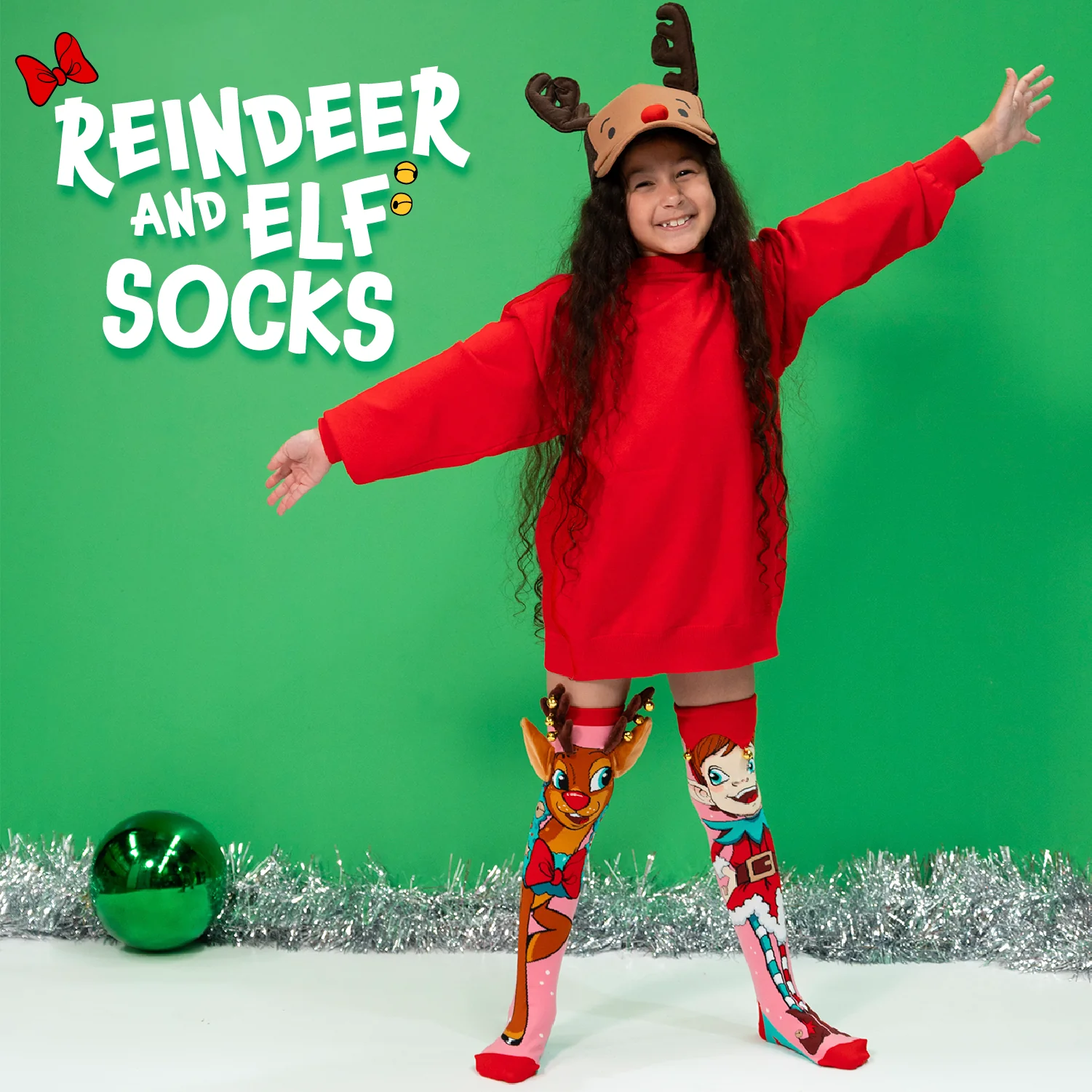 REINDEER AND ELF SOCKS - Image 3