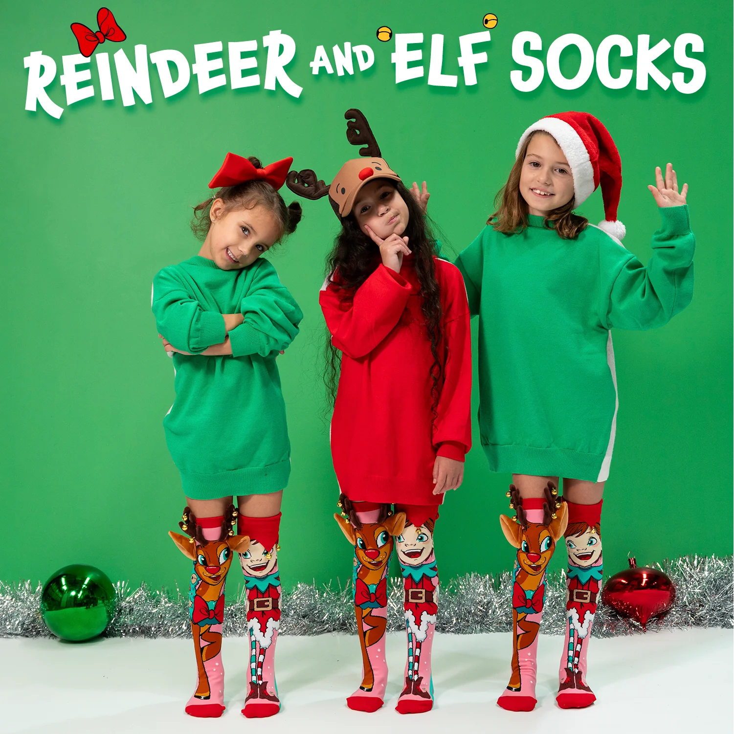 REINDEER AND ELF SOCKS - Image 4