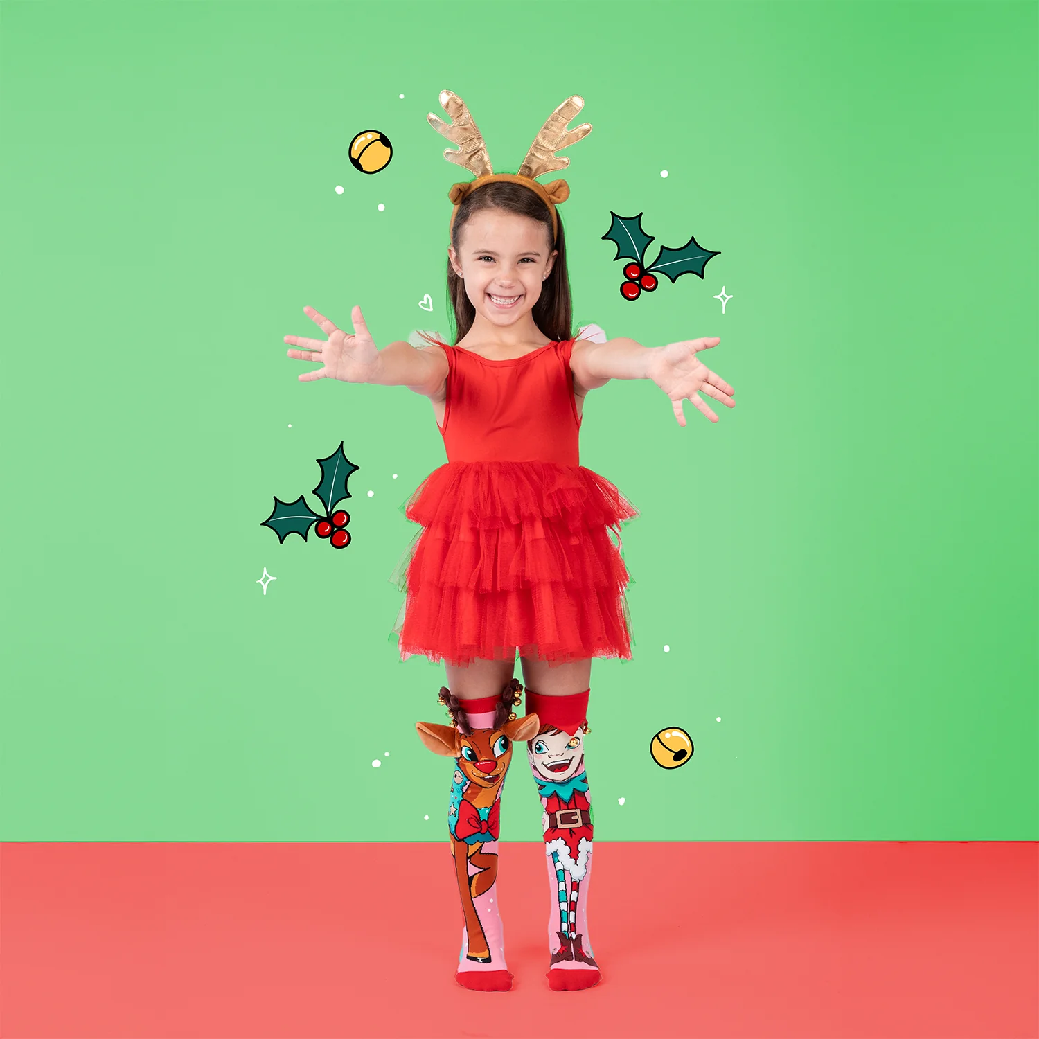 REINDEER AND ELF SOCKS - Image 6